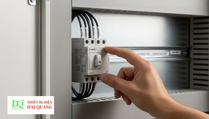 Cầu giao chống giật RCBO RCCB BV-DN 1PN 10A 30 tại Thiết Bị Điện Đại Quang.