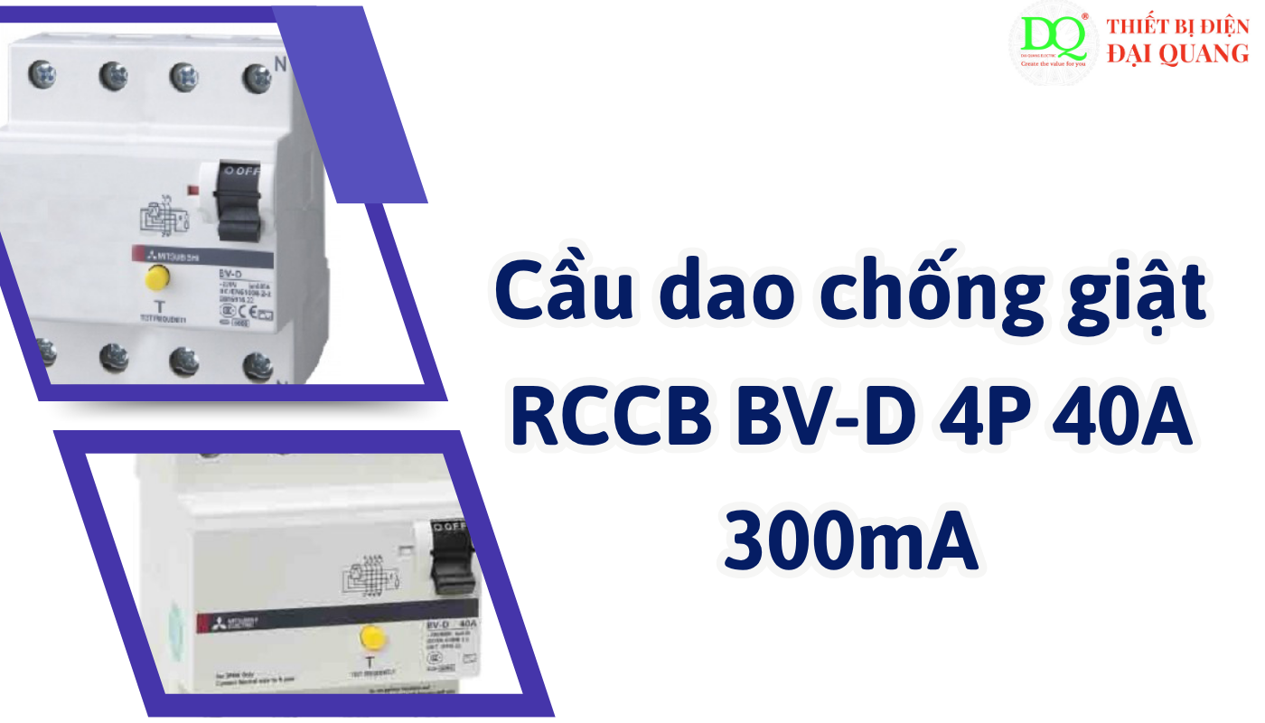 Ứng dụng thực tế của Cầu dao chống giật RCCB BV-D 4P 40A 300mA tại thiết bị điện đại quang
