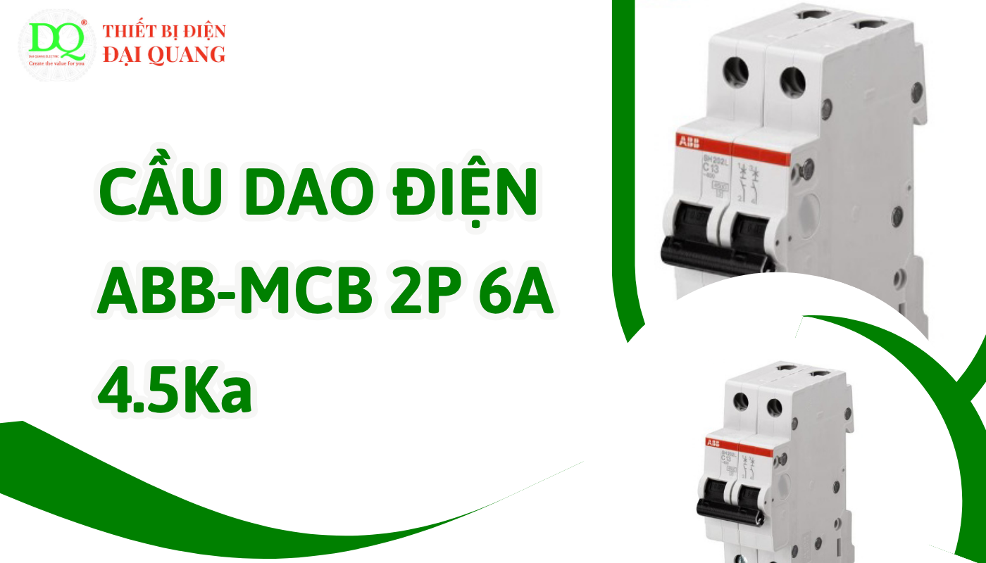 Ứng dụng thực tế của cầu dao điện ABB-MCB tại thiết bị điện đại quang