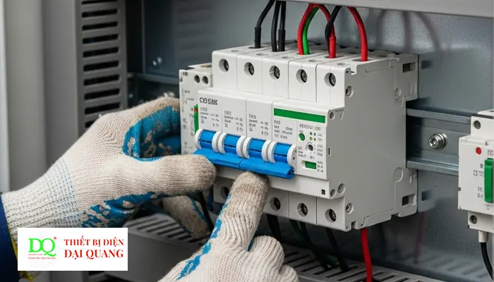 MCCB Mitsubishi 4P/150A/30KA – NF160-SW tại Thiết Bị Điện Đại Quang