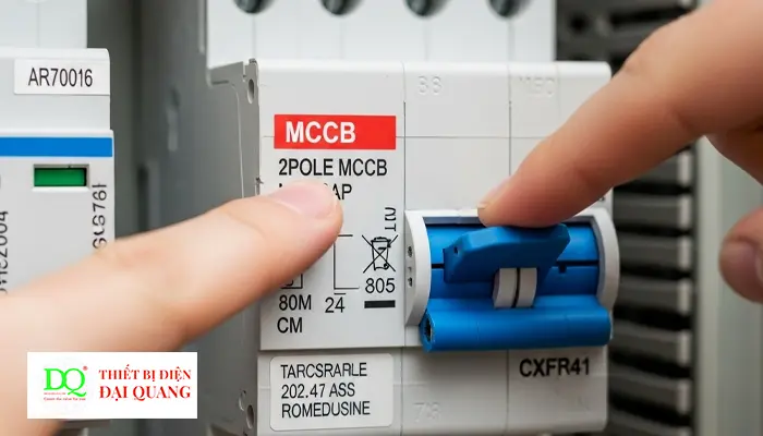 CẦU DAO ĐIỆN MCCB - ABB 2P 25A 30kA, loại A1N tại Thiết Bị Điện Đại Quang