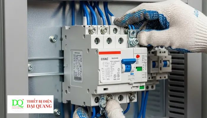 MCCB Mitsubishi 4P/150A/30KA – NF160-SW tại Thiết Bị Điện Đại Quang