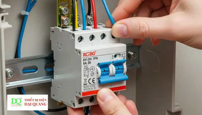 RCBO 1P BV-DN 1PN 6A 30 tại Thiết Bị Điện Đại Quang