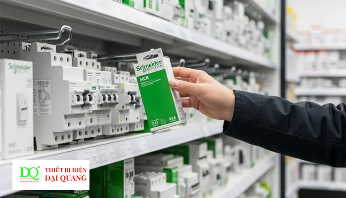 CẦU DAO ĐIỆN MCB - SCHNEIDER EZ9F34206 2P 10A 4.5kA tại Thiết Bị Điện Đại Quang
